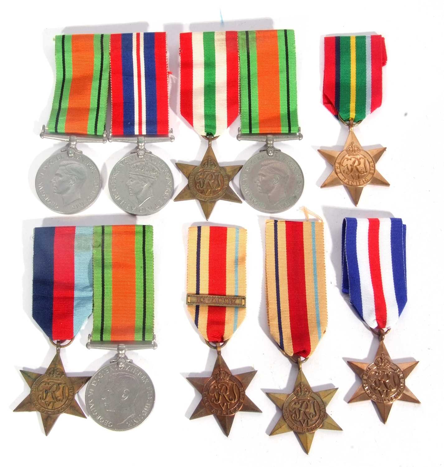 Lot 106 - WWII British medal group of 3 medals to...