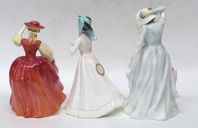 Lot 66 - Group of three Royal Doulton figures with...