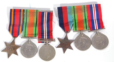 Lot 115 - Medal groups to include: 1939-45 star, defence...