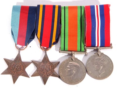 Lot 105 - WWII British medal group: 1939-45 star, Burma...