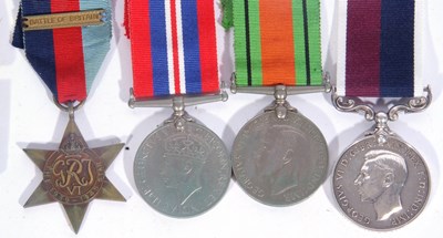 Lot 48 - Group of WWII RAF medals to include 1939-45...