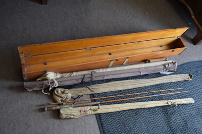 Lot 211 - Wooden case containing a collection of various...