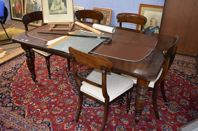 Lot 273 - Late Victorian mahogany extending dining table...