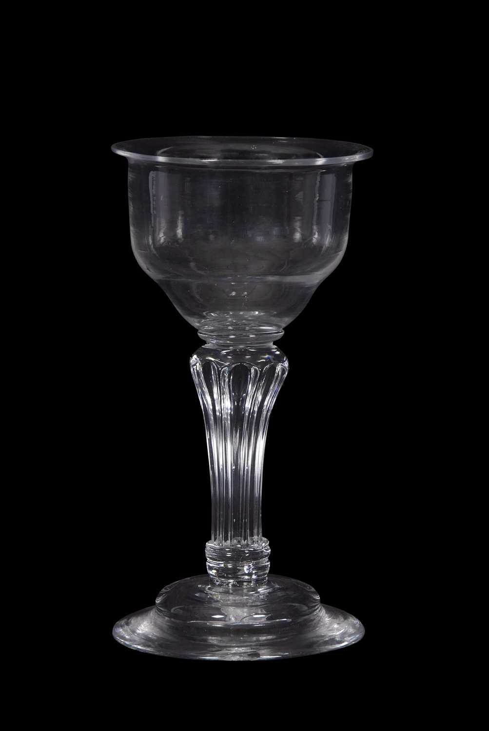 Lot 8 - Georgian Champagne Glass