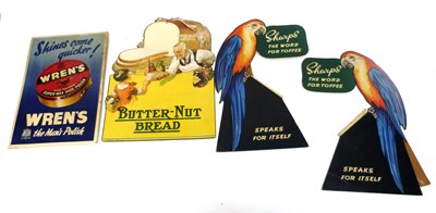 Lot 184 - Cardboard mid 20th Century advertising sign...