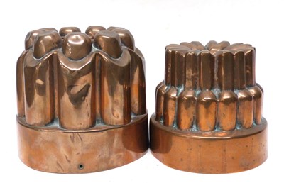 Lot 186 - Two jelly moulds