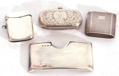 Lot 101 - Mixed Lot to include Edwardian silver double...