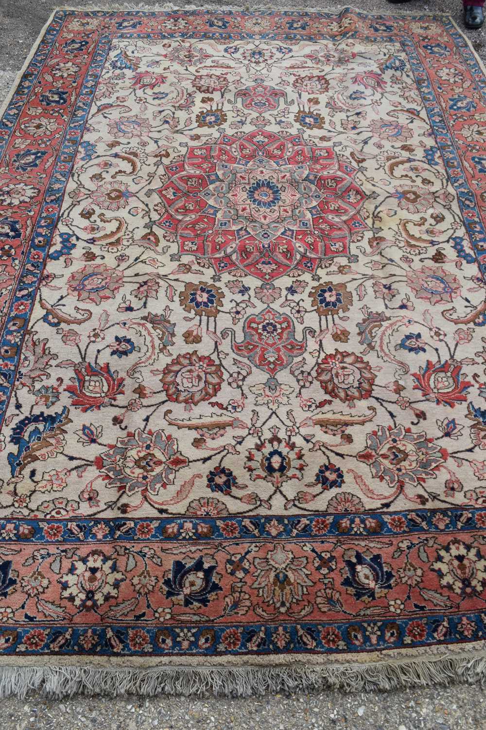 Lot 323 - Early 20th Century Middle Eastern wool floor...