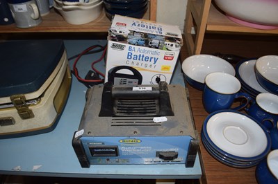 Lot 510 - TWO CAR BATTERY CHARGERS