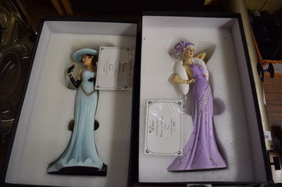 Lot 527 - PAIR OF MODERN DECO LIMITED EDITION FIGURINES