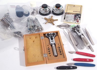 Lot 238 - A set of watch maker tools. These include eye...