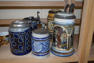 Lot 550 - COLLECTION OF GERMAN BEER STEINS