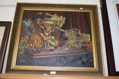 Lot 553 - DOROTHIA HYDE STILL LIFE STUDY OF FRUIT AND A...