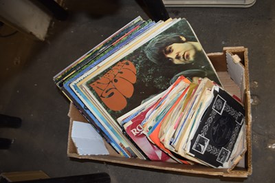 Lot 632 - ONE BOX OF VARIOUS RECORDS AND SINGLES