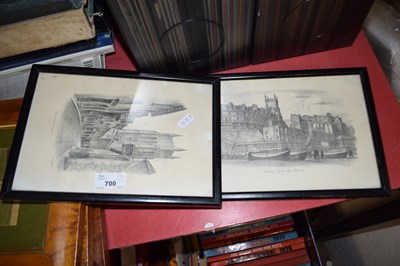 Lot 700 - TWO BLACK AND WHITE PRINTS, VIEWS OF CROMER