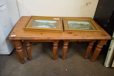 Lot 755 - NEST OF PINE COFFEE TABLES