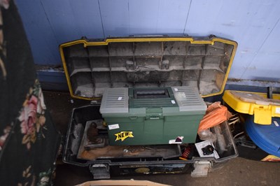 Lot 777 - TWO TOOL BOXES AND VARIOUS CONTENTS