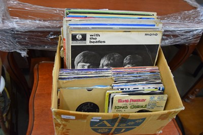 Lot 808 - BOX OF VARIOUS RECORDS AND SINGLES