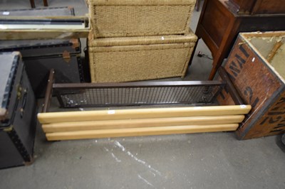 Lot 841 - WALL MOUNTED DRESSING ROOM BENCH