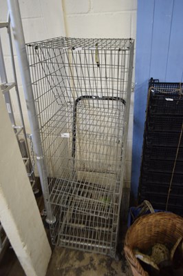 Lot 881 - MESH CAGES ON A TROLLEY