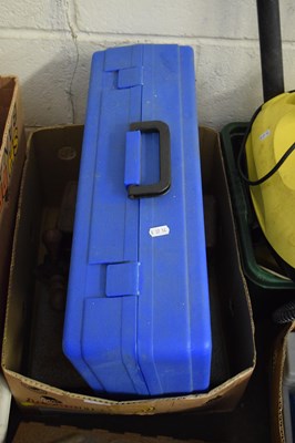 Lot 904 - ONE BOX VARIOUS SMALL TOOL BOXES, GARAGE...