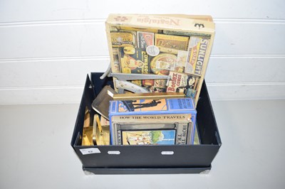 Lot 62 - BOX MIXED ITEMS TO INCLUDE VINTAGE BALANCE...