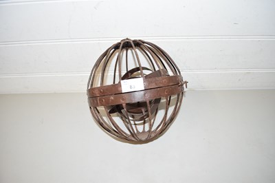 Lot 83 - IRON CAGE FOR A COMPASS