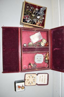 Lot 118 - TWO SMALL CASES OF VARIOUS ASSORTED COSTUME...