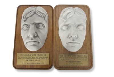 Lot 90a - Death Masks of Nelson