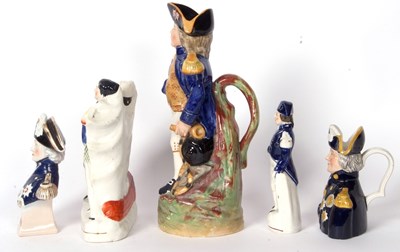 Lot 94 - Staffordshire Group of the Death of Nelson