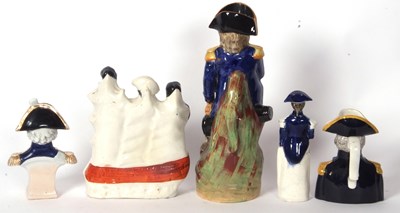 Lot 94 - Staffordshire Group of the Death of Nelson