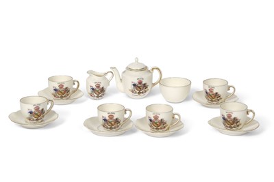 Lot 89 - Rare Tea Set with Nelson Coat of Arms