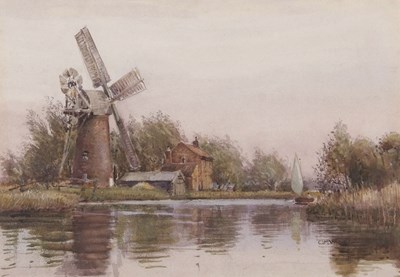 Lot 786A - Charles Mayes Wigg (British,1889-1969) Broads...