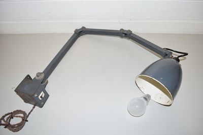 Lot 42 - VINTAGE WALL MOUNTED ANGLEPOISE TYPE LAMP