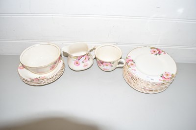 Lot 55 - QUANTITY OF ROYAL STAFFORDSHIRE FLORAL...