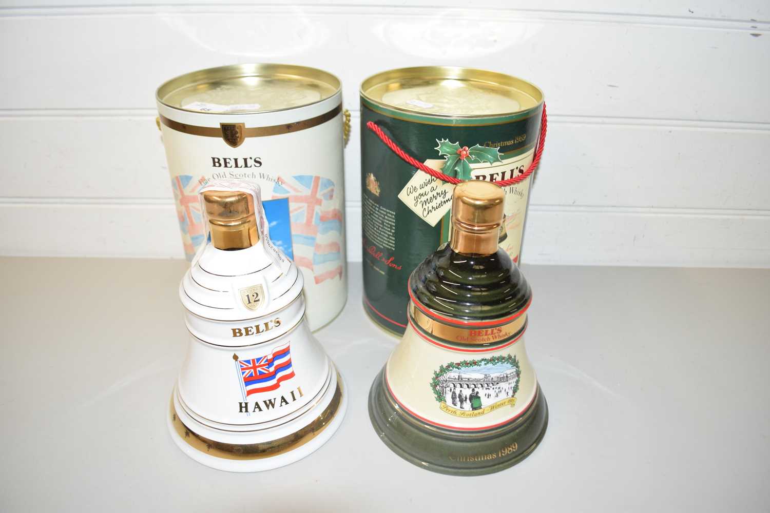 Lot 65 - BELLS SCOTCH WHISKEY COMMEMORATIVE DECANTERS,...