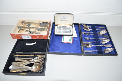 Lot 119 - COLLECTION OF SILVER AND SILVER PLATED...