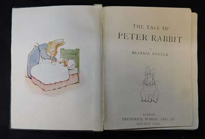 Lot 63 - BEATRIX POTTER: THE TALE OF PETER RABBIT,...