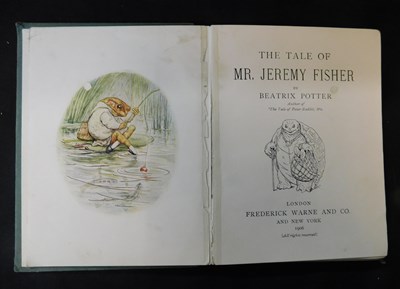 Lot 67 - BEATRIX POTTER: THE TALE OF MR JEREMY FISHER,...