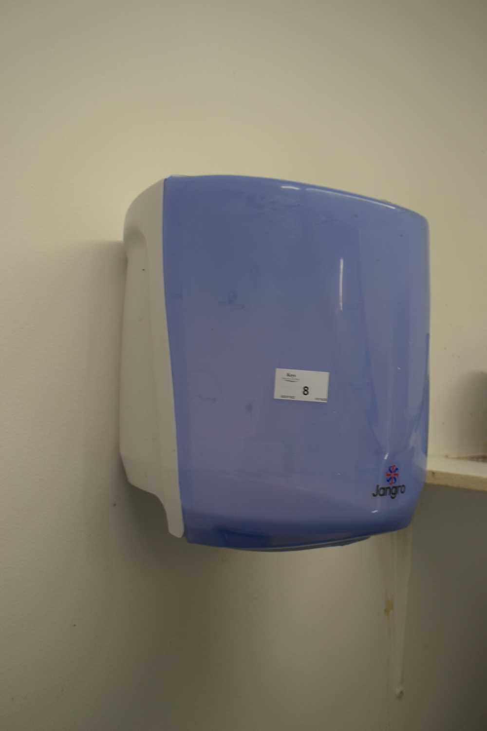 Lot 8 Jangro paper towel dispenser