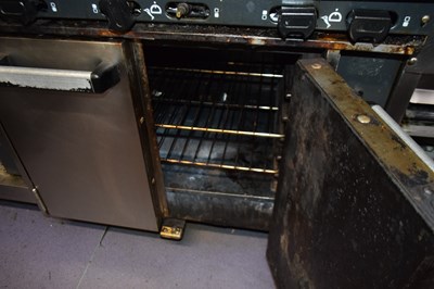 Lot 24 - Blue Seal six rung gas cooker with underneath...