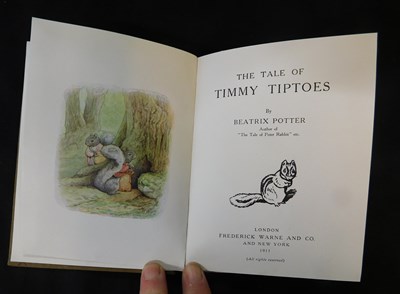 Lot 73 - BEATRIX POTTER: THE TALE OF TIMMY TIPTOES,...