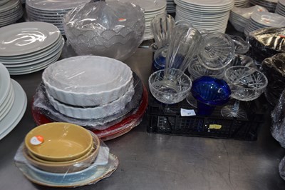 Lot 37 - Mixed lot to include mixed serving dishes,...