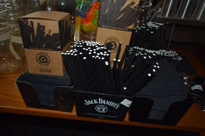 Lot 68 - 3 bar caddy's with napkins and straws