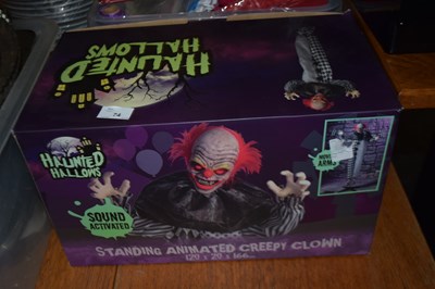 Lot 74 - Haunted Hallows sound activated standing...