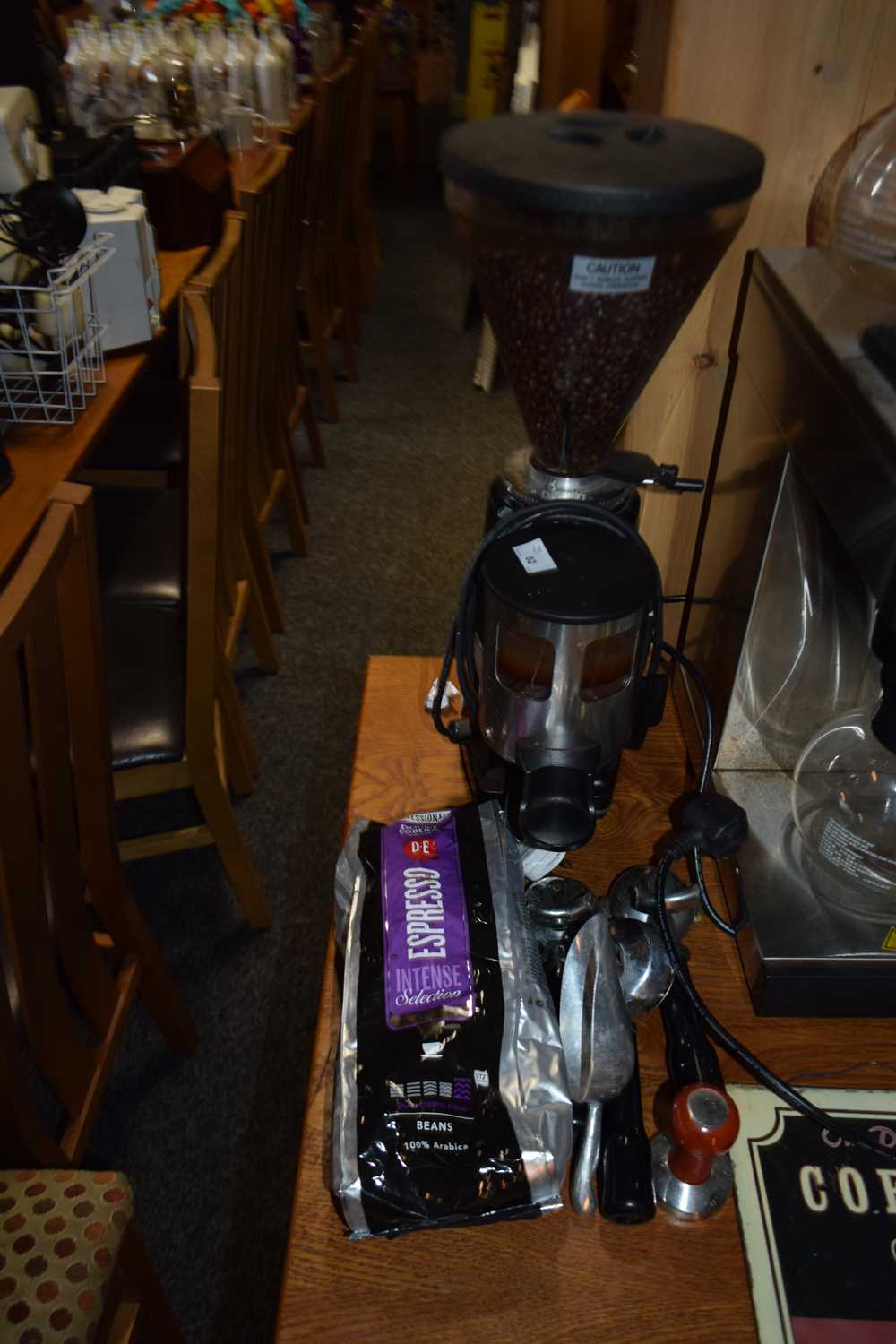 Lot 82 Mazzer Luigi coffee bean grinder