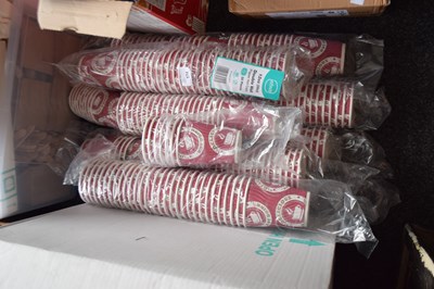 Lot 174 - Quantity of 12oz double walled paper hot cups,...