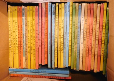 Lot 93 - One box: LADYBIRD books circa 40 vols