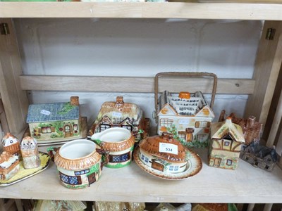 Lot 534 - MIXED LOT: VARIOUS COTTAGE WARE FORMED CHEESE...