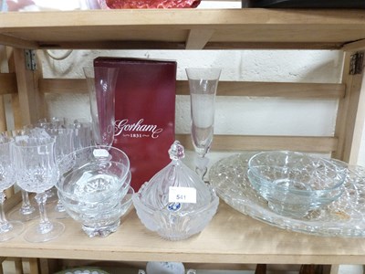 Lot 541 - MIXED LOT:  VARIOUS ASSORTED DRINKING GLASSES,...